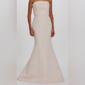 Amsale  Francine Strapless Cream Gown